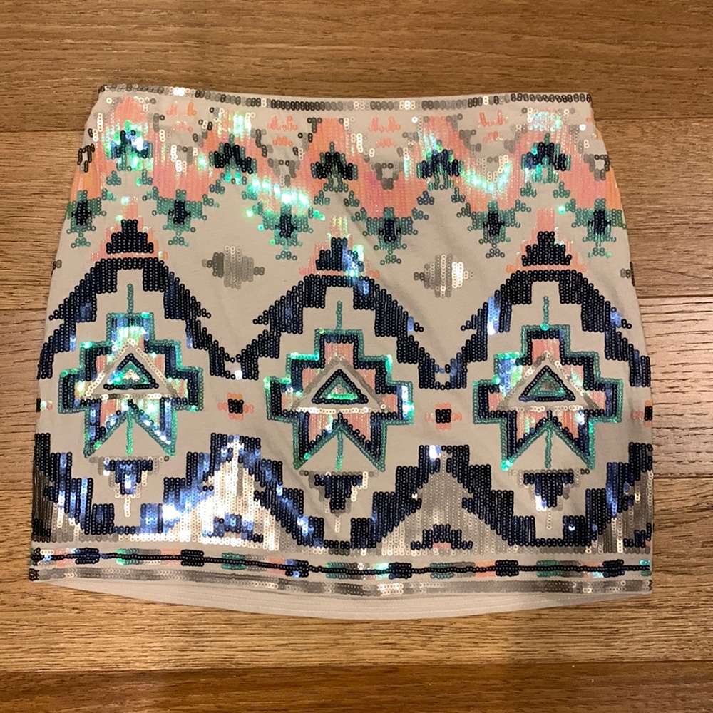 NWT express sequin skirt, size XS